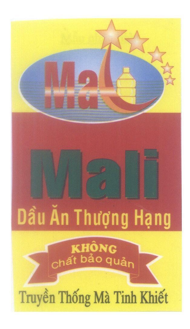Mẫu nhãn hiệu Mali Ma Dầu Ăn Thượng Hạng Không chất bảo quản Truyền Thống Mà Tinh Khiết
