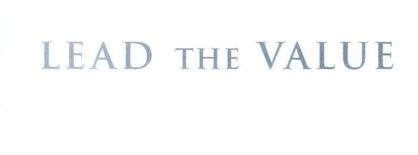 Mẫu nhãn hiệu LEAD THE VALUE
