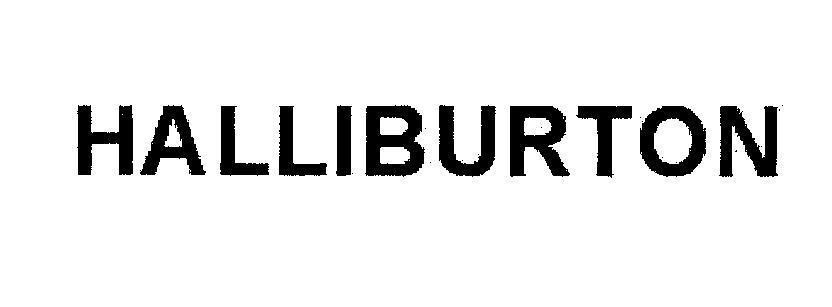 Mẫu nhãn hiệu HALLIBURTON