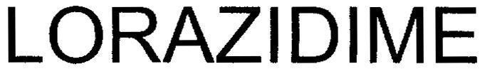 Mẫu nhãn hiệu LORAZIDIME