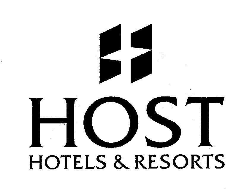 Mẫu nhãn hiệu H HOST HOTELS & RESORTS