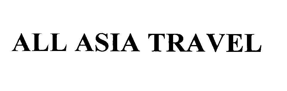 Mẫu nhãn hiệu ALL ASIA TRAVEL