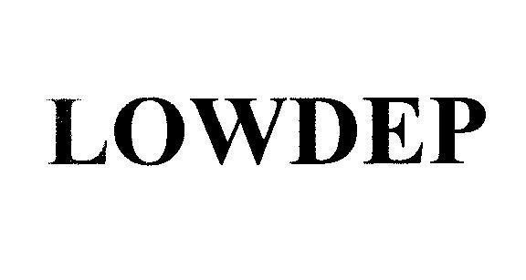 Mẫu nhãn hiệu LOWDEP