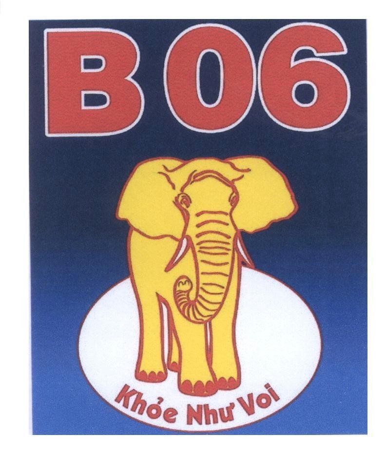 Mẫu nhãn hiệu B06 Khoẻ Như Voi
