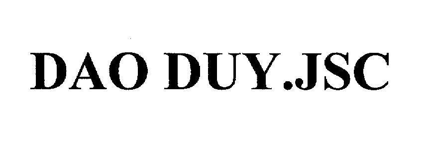 Mẫu nhãn hiệu DAO DUY.JSC