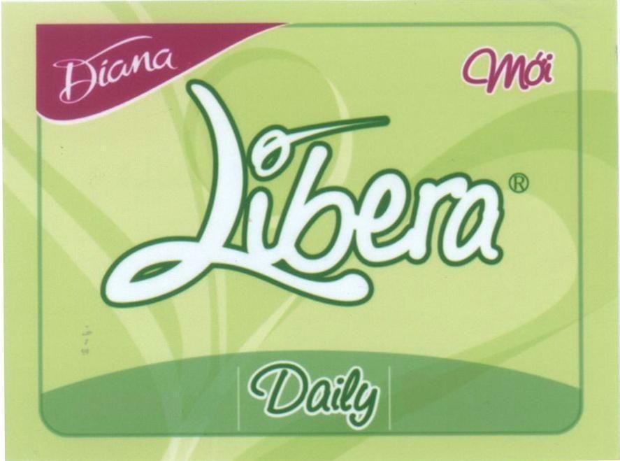 Mẫu nhãn hiệu Libera Diana Daily mới