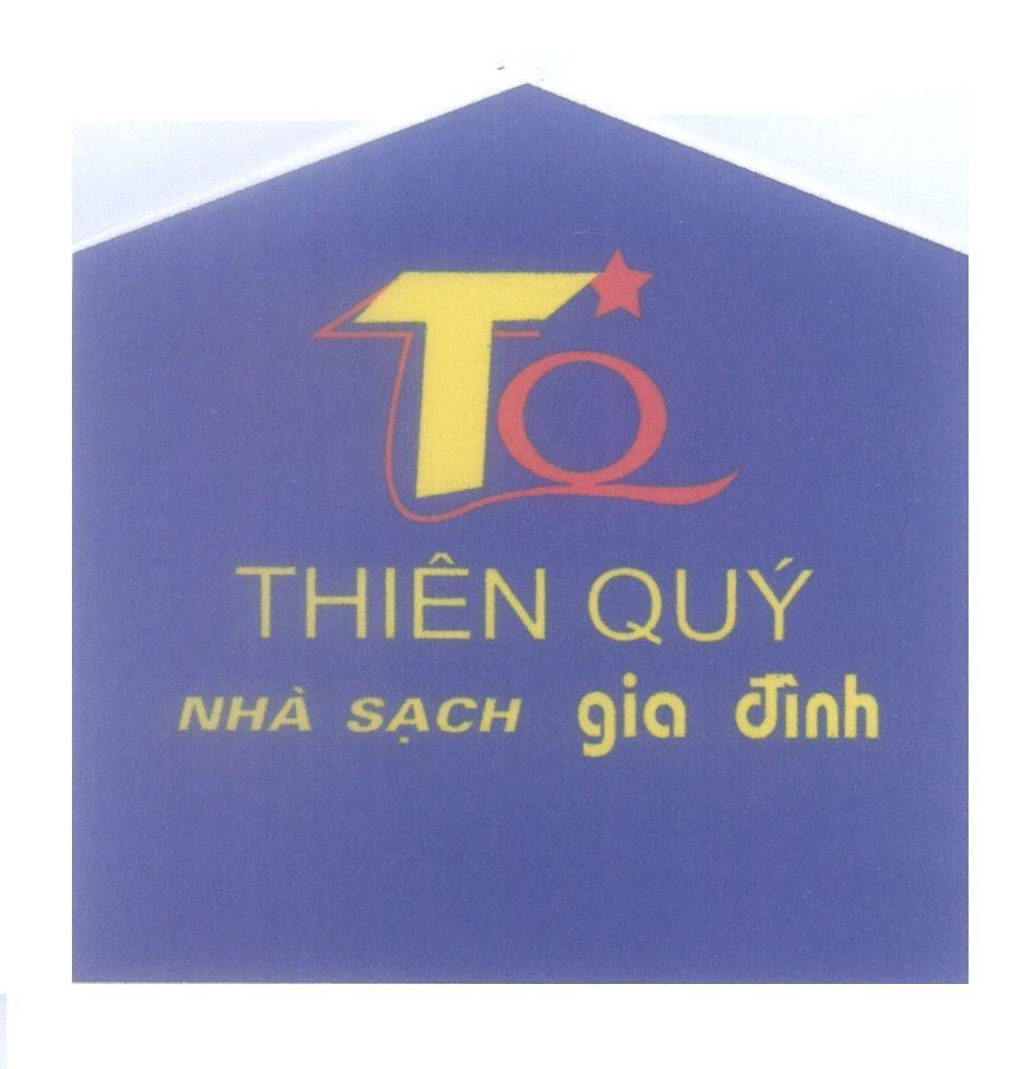 Mẫu nhãn hiệu TQ Thiên Quý Nhà Sạch gia đình
