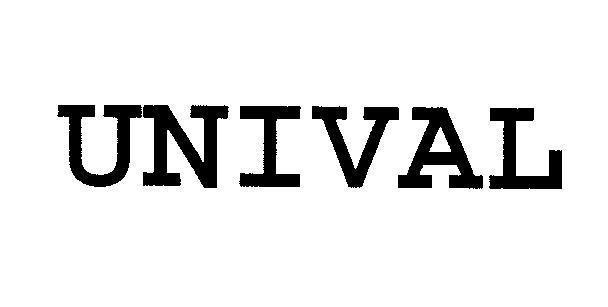 Mẫu nhãn hiệu UNIVAL