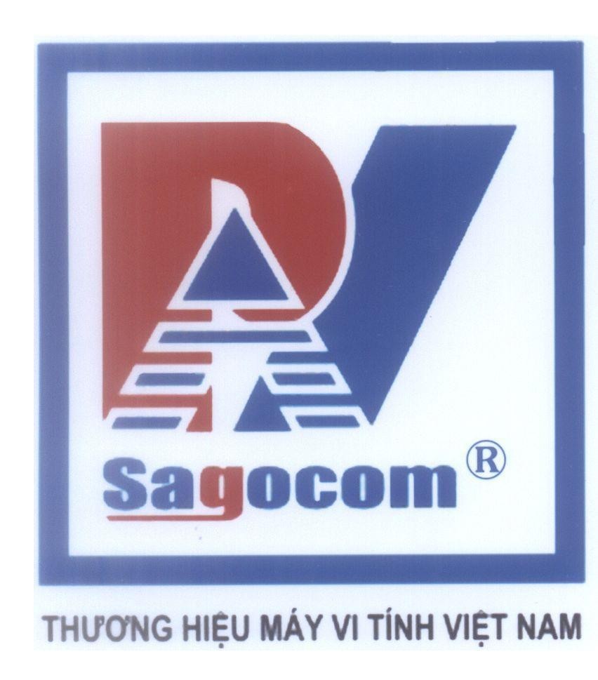 Mẫu nhãn hiệu P N Sagocom Thương Hiệu Máy Vi Tính Việt Nam