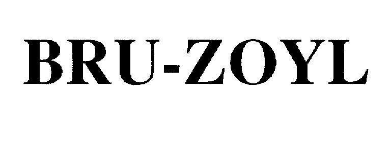 Mẫu nhãn hiệu BRU- ZOYL