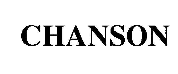 Mẫu nhãn hiệu CHANSON