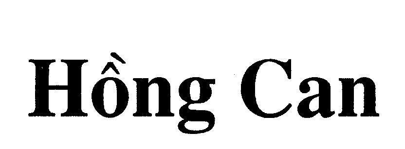 Mẫu nhãn hiệu Hồng Can