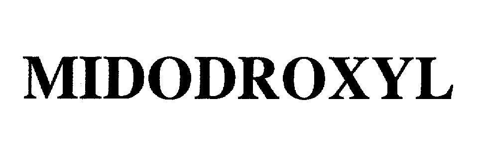 Mẫu nhãn hiệu MIDODROXYL
