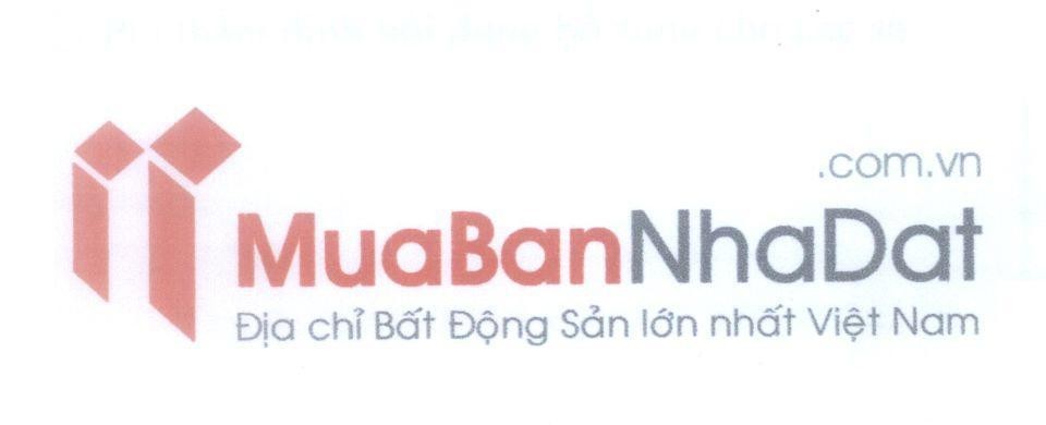 Mẫu nhãn hiệu MuaBanNhaDat .com.vn Địa chỉ Bất Động Sản lớn nhất Việt Nam