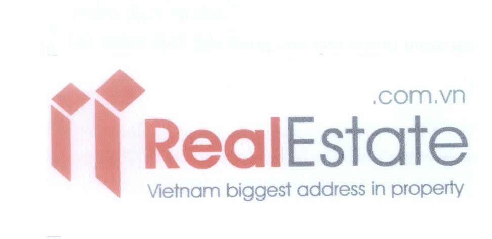 Mẫu nhãn hiệu RealEstate Vietnam .com.vn biggest address in property