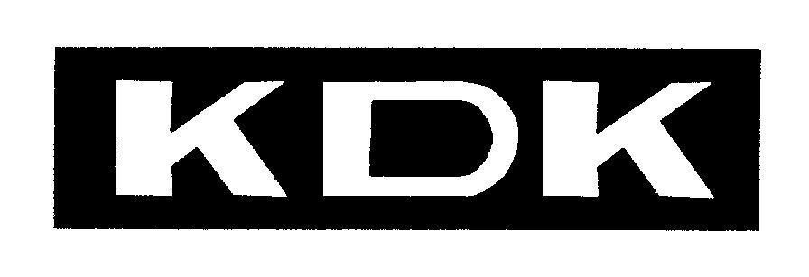 Mẫu nhãn hiệu KDK