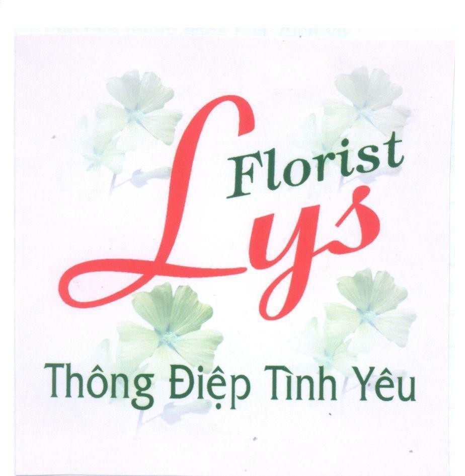 Mẫu nhãn hiệu Lys Florist Thông Điệp Tình Yêu