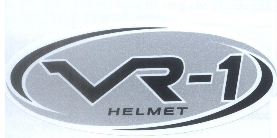 Mẫu nhãn hiệu VR - 1 HELMET