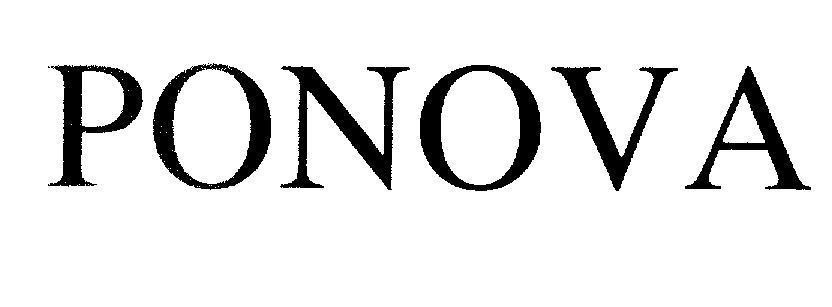 Mẫu nhãn hiệu PONOVA