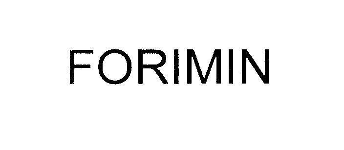 Mẫu nhãn hiệu FORIMIN
