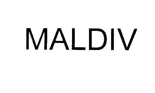 Mẫu nhãn hiệu MALDIV
