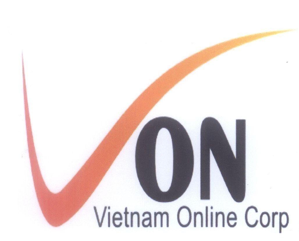 Mẫu nhãn hiệu V ON Vietnam Online Corp