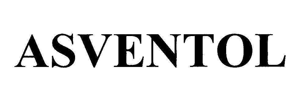 Mẫu nhãn hiệu ASVENTOL