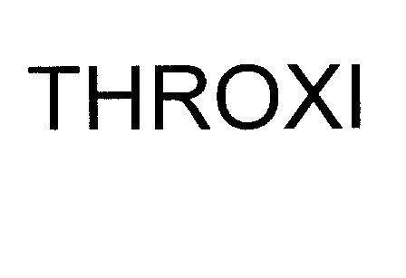 Mẫu nhãn hiệu THROXI