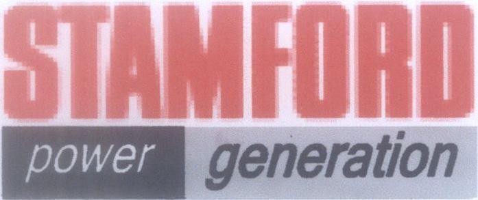 Mẫu nhãn hiệu STAMFORD power generation