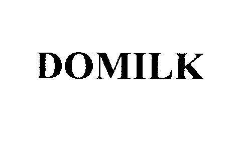 Mẫu nhãn hiệu DOMILK