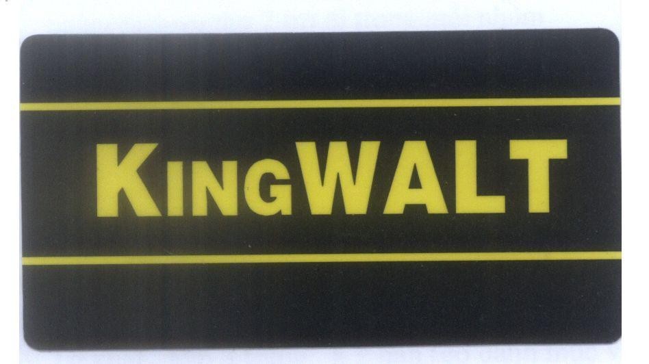 Mẫu nhãn hiệu KINGWALT