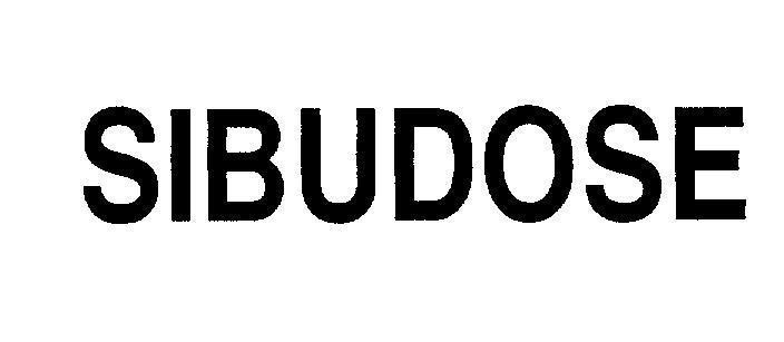 Mẫu nhãn hiệu SIBUDOSE