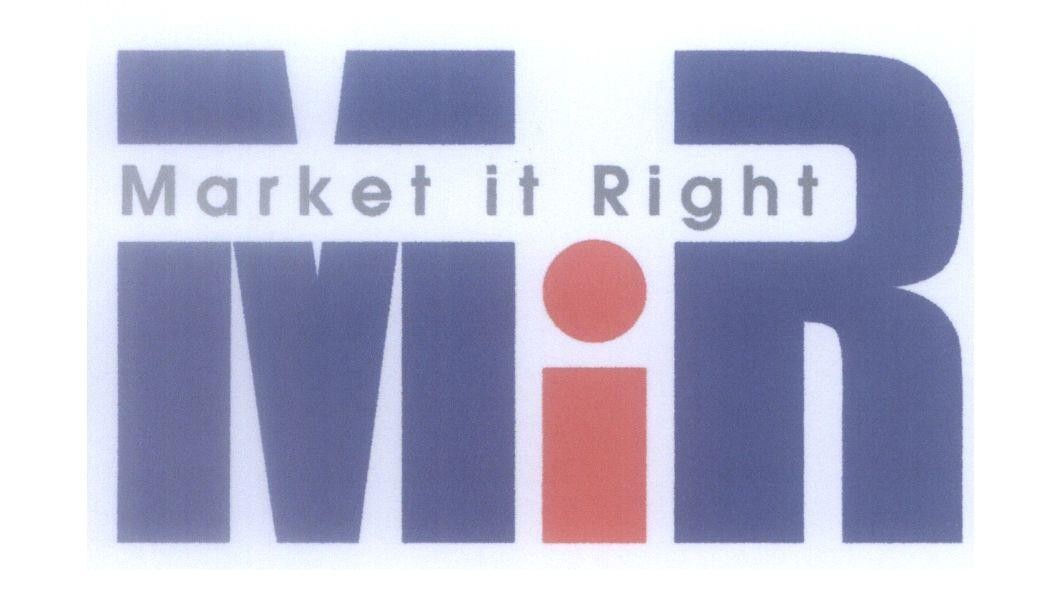 Mẫu nhãn hiệu MiR Market it Right