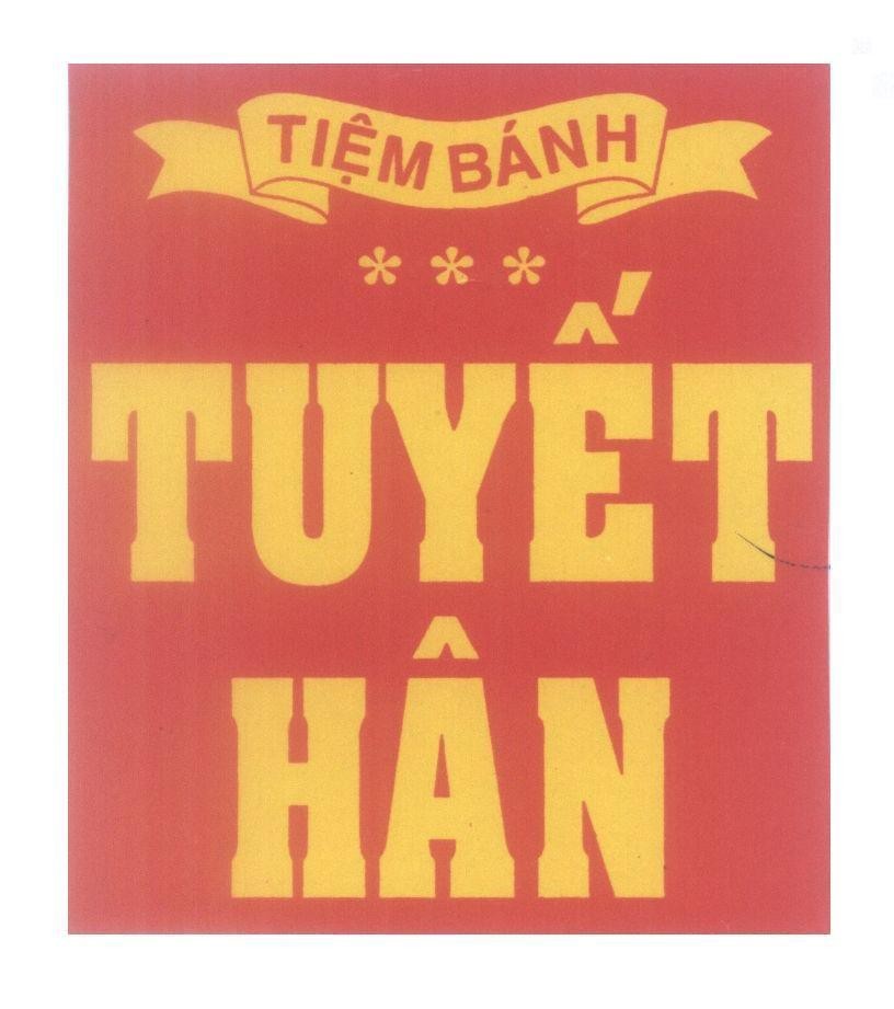 Mẫu nhãn hiệu Tiệm bánh Tuyết Hân