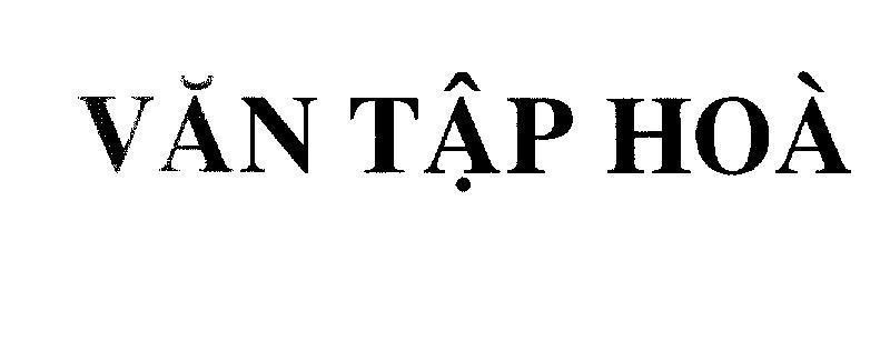Mẫu nhãn hiệu Văn Tập Hoà