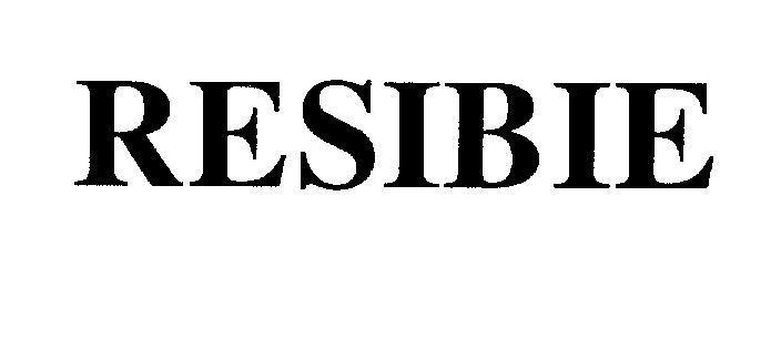 Mẫu nhãn hiệu RESIBIE