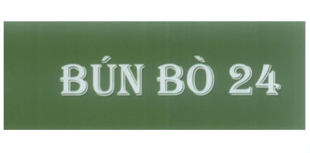 Mẫu nhãn hiệu Bún Bò 24