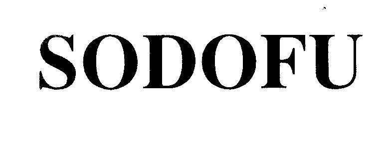 Mẫu nhãn hiệu SODOFU