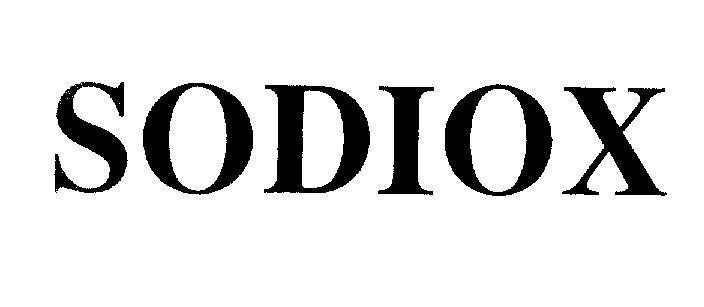 Mẫu nhãn hiệu SODIOX