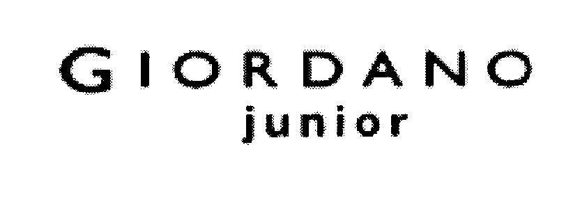 Mẫu nhãn hiệu GIORDANO Junior
