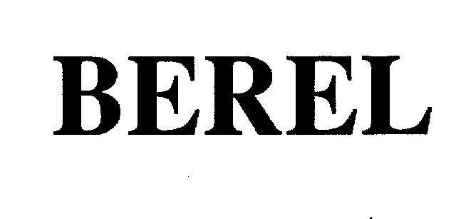 Mẫu nhãn hiệu BEREL