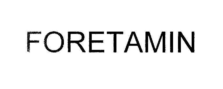 Mẫu nhãn hiệu FORETAMIN