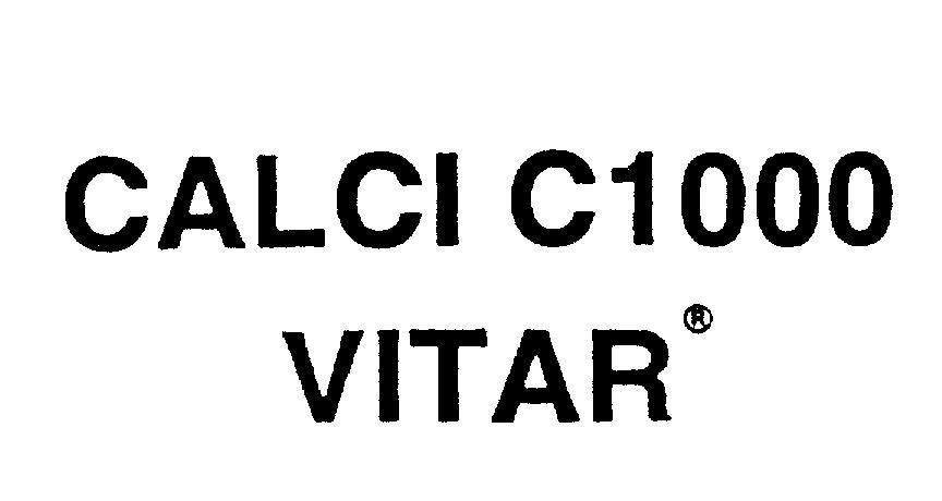 Mẫu nhãn hiệu CALCI C1000 VITAR