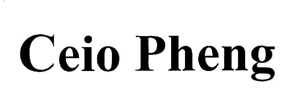 Mẫu nhãn hiệu Ceio Pheng