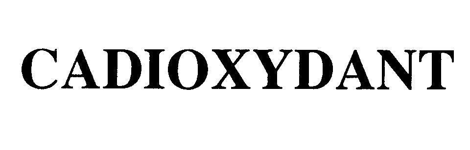 Mẫu nhãn hiệu CADIOXYDANT