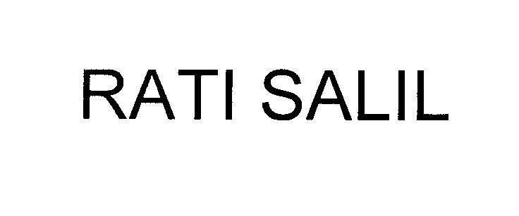 Mẫu nhãn hiệu RATI SALIL