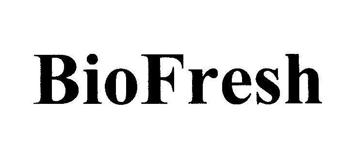 Mẫu nhãn hiệu BioFresh