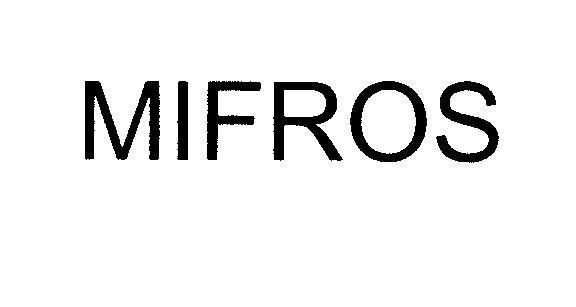 Mẫu nhãn hiệu MIFROS