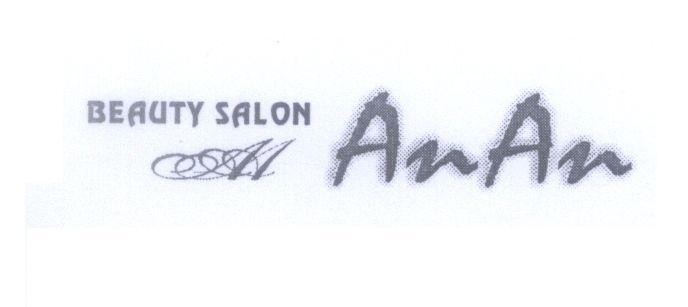 Mẫu nhãn hiệu BEAUTY SALON AA AN AN