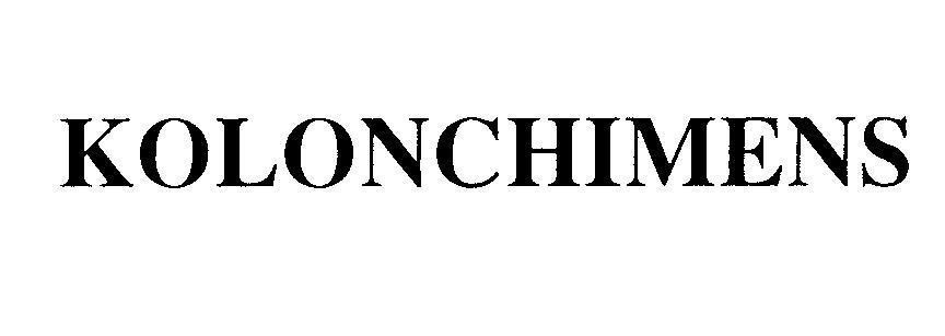 Mẫu nhãn hiệu KOLONCHIMENS